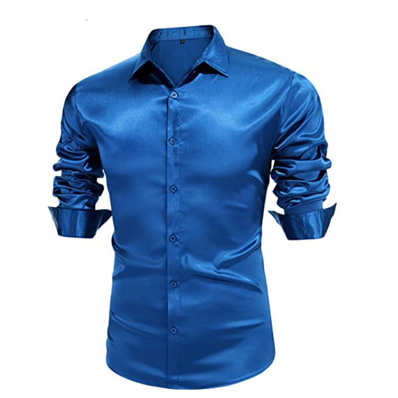 Men's Elegant Chic Satin Shirt