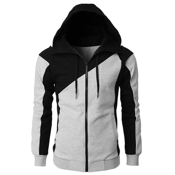 Sporty hooded jacket for men with contrasting color accents Lune London