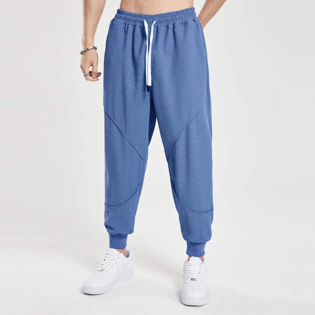 Men's sports pants with quilted design Lune London