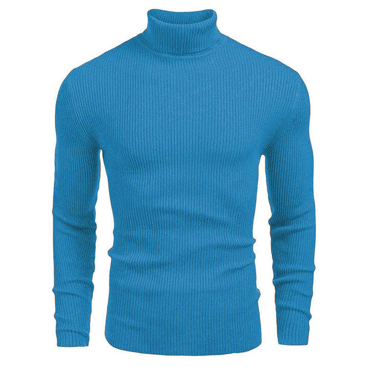 Men's High-Quality Ribbed Turtleneck Sweater Lune London