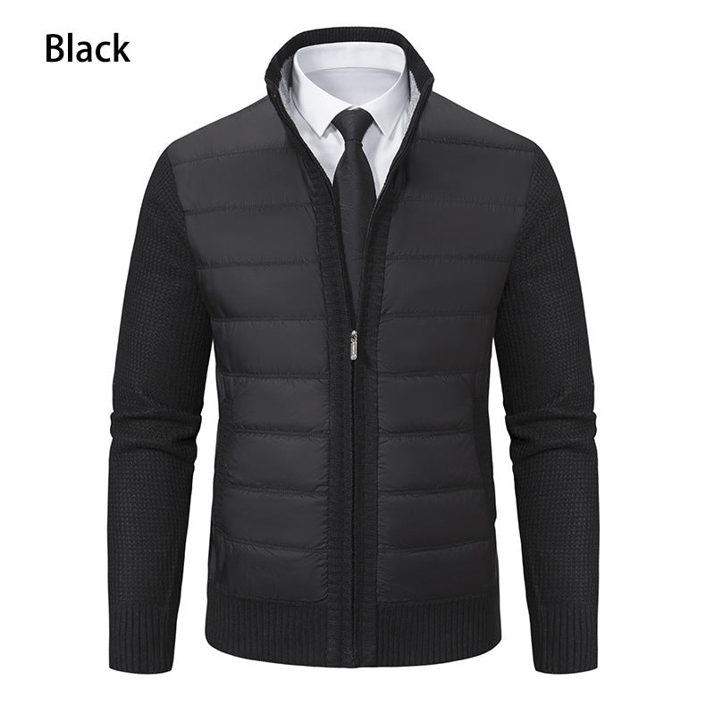 Hybrid sports jacket for men with moisture-regulating material and modern knit design Lune London