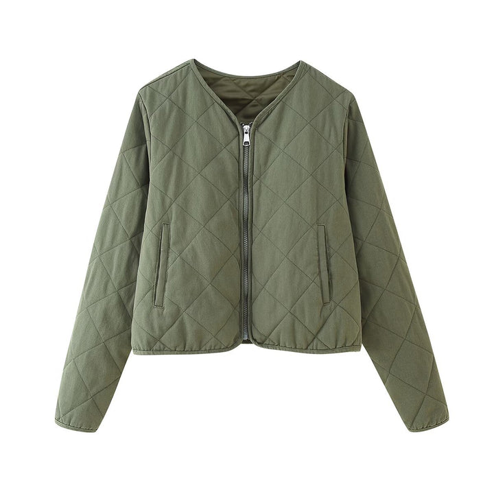 Women's down jacket with modern cut and practical pockets Lune London