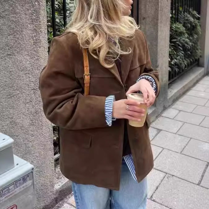 Ladies Casual Oversize Jacket Lune London