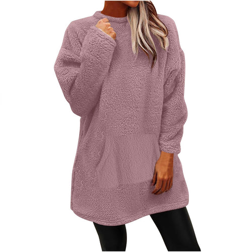 Cozy oversized sweater for women with high neck from Lune London