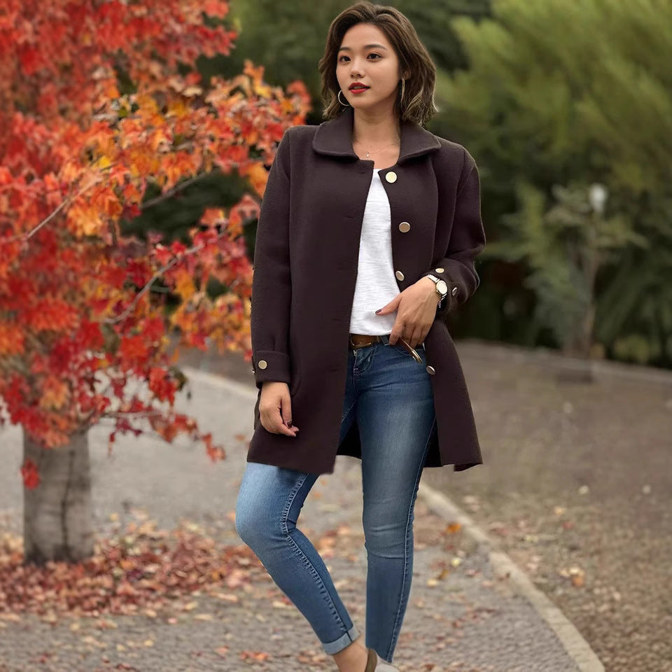 Veste mode et chaude pour femmes avec grandes poches Lune London