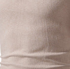 Comfortable men's sweater with modern high collar and discreet zip opening Lune London
