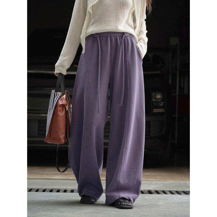 Pantalon de loisirs confortable pour femmes avec taille élastique et coupe décontractée Chic & Stil