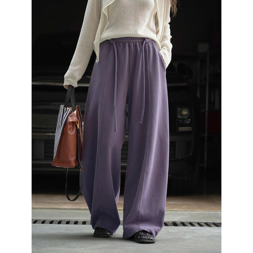 Pantalon de loisirs confortable pour femmes avec taille élastique et coupe décontractée Chic & Stil