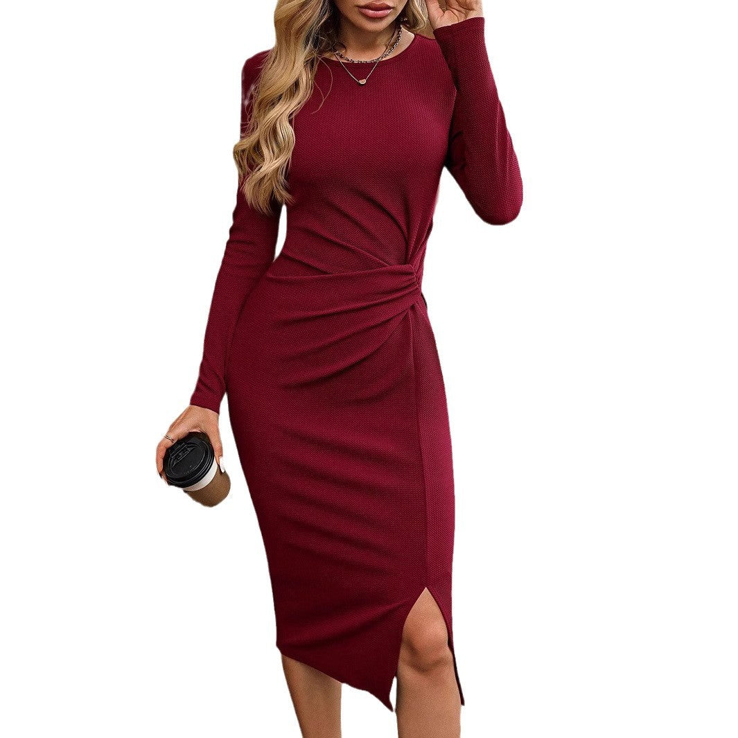 Lune London fitted wrap dress for women