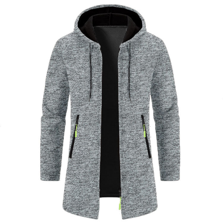 Casual hooded jacket for men with ergonomic cut and practical zippered pockets Lune London