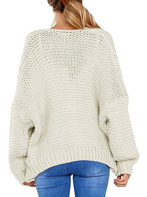 Cardigan en tricot épais pour femmes avec un élégant motif en torsades et une coupe décontractée Chic & Stil