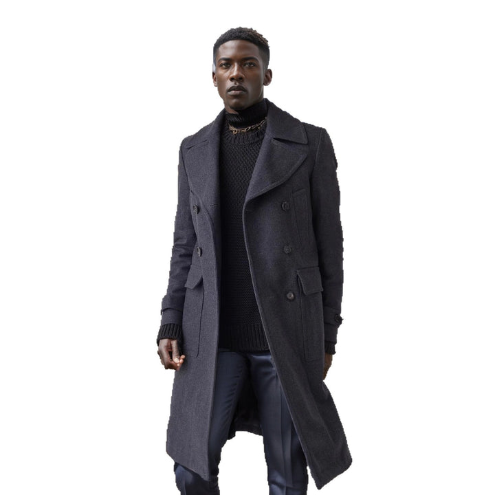 Elegant double jacket for men with practical pockets and high-quality lining Lune London