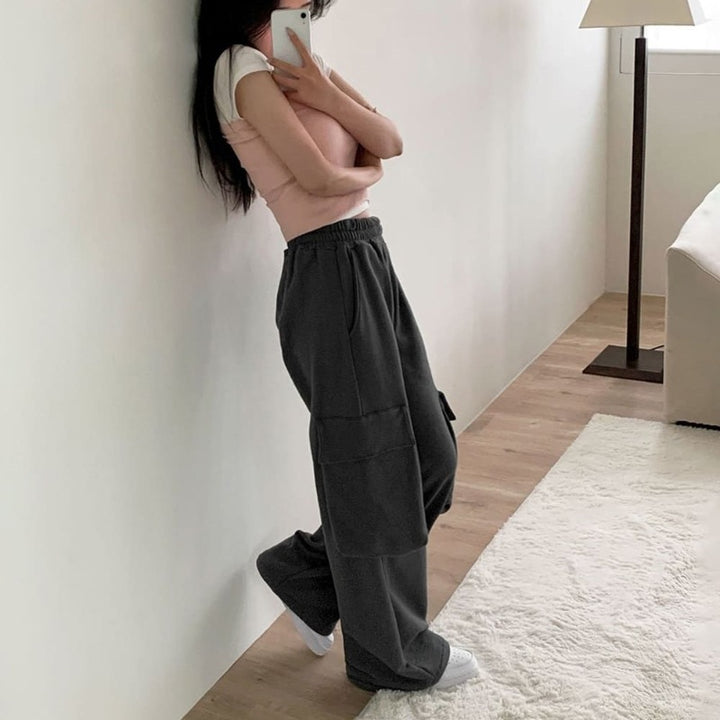 Pantalons décontractés amples pour femmes avec grandes poches Chic & Stil