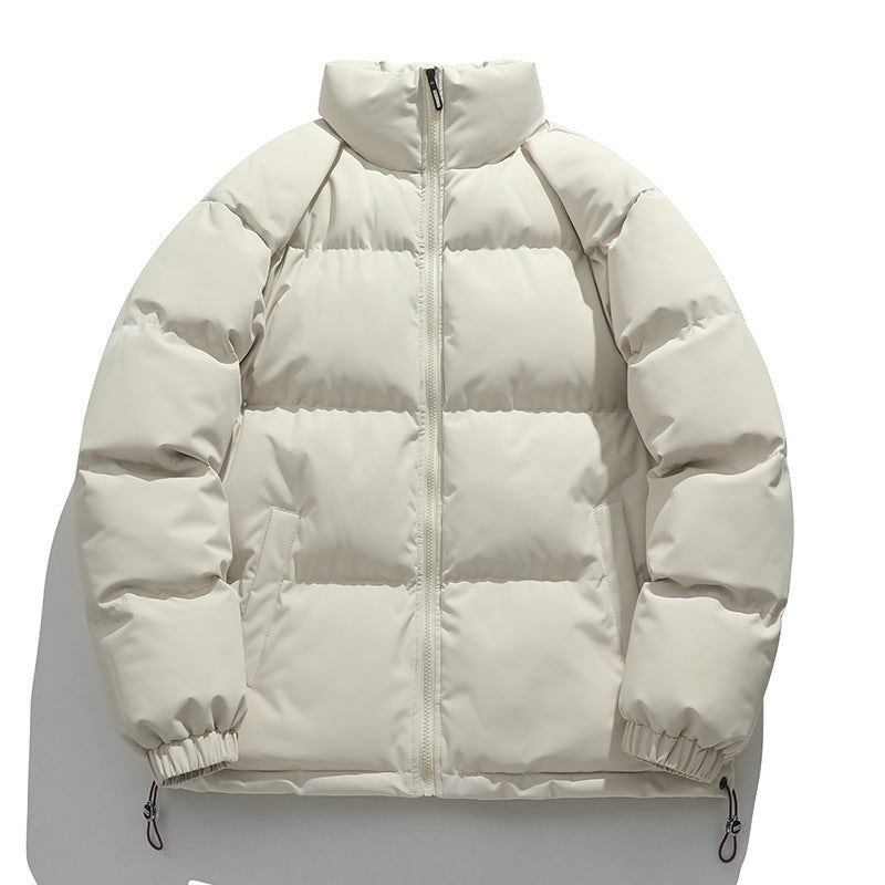 Insulated down jacket for men with high collar Lune London
