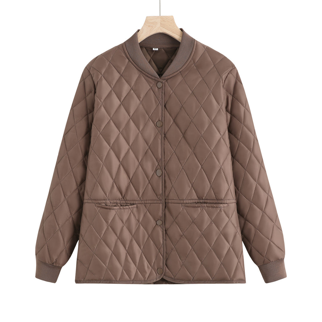 Quilted transition jacket for women with practical pockets and modern cut Lune London