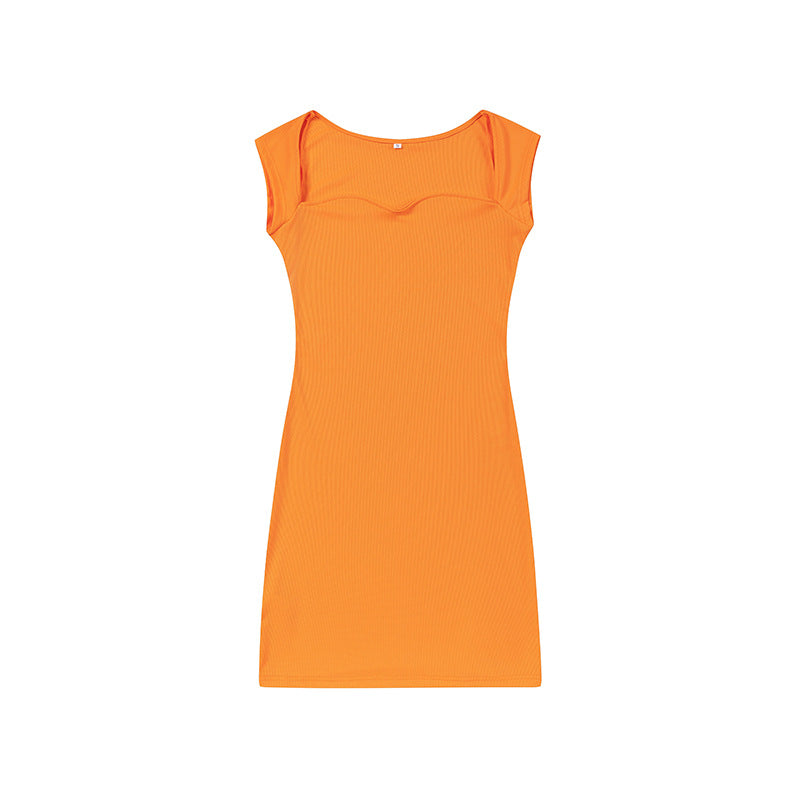 Fitted dress for ladies with short sleeves Lune London