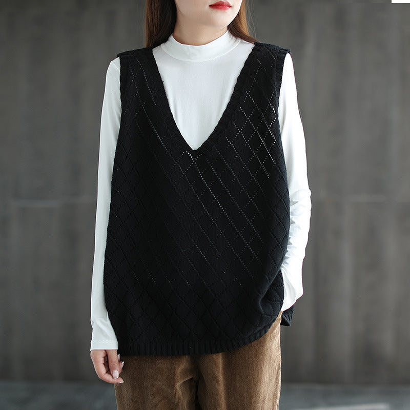 Ladies knitted vest Lune London