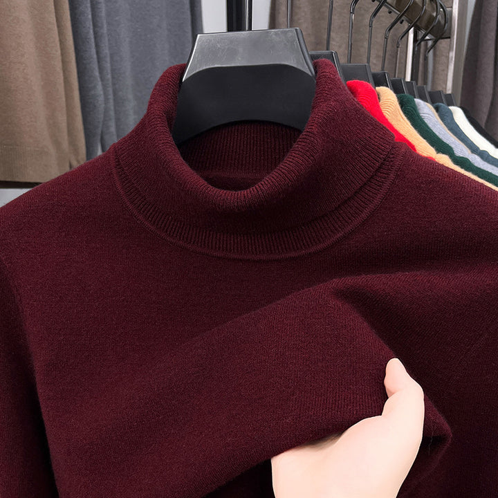 Lune London Women's Turtleneck Sweater in Fine Cotton Blend