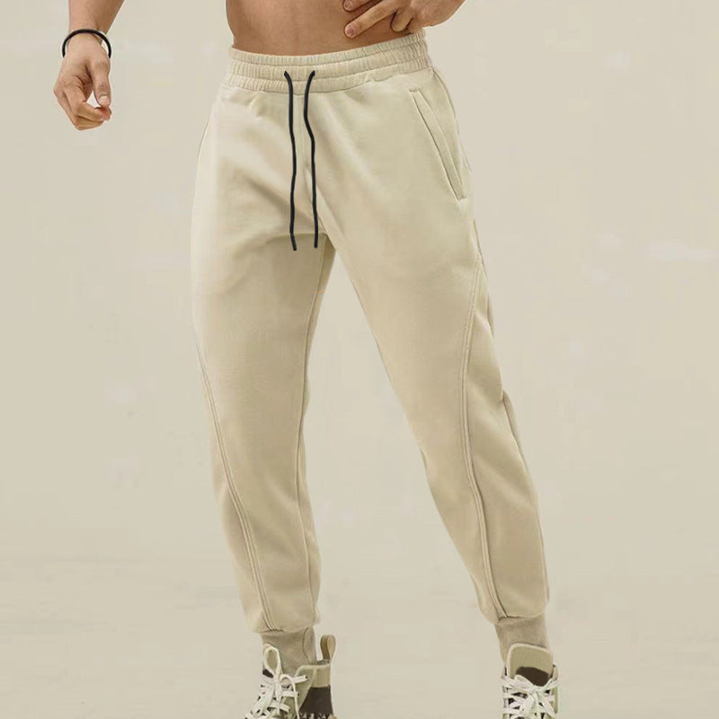 Comfortable sports pants for men with adjustable waistband and side pockets Lune London