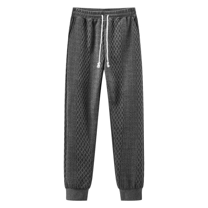 Comfortable sweatpants for men with an innovative structured design and an adjustable waist Lune London