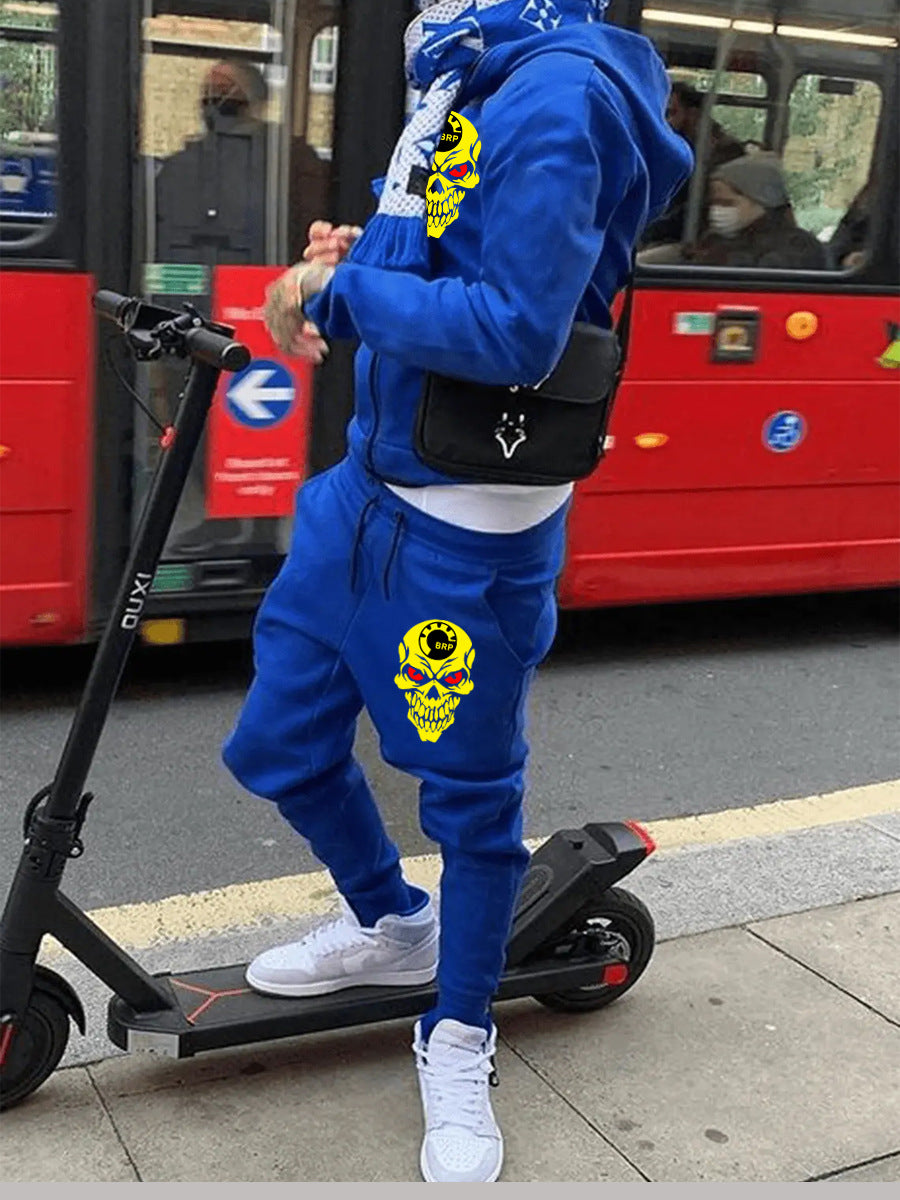 Men's hoodie with a unique skull design Lune London