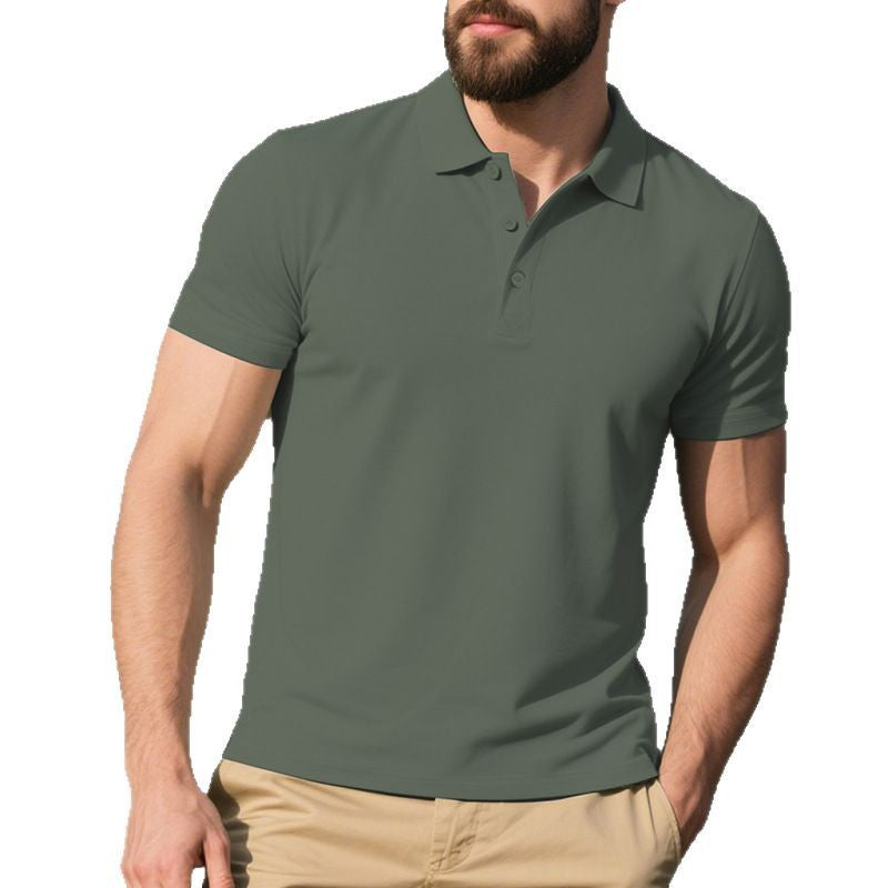Men's sports polo in breathable functional material Lune London
