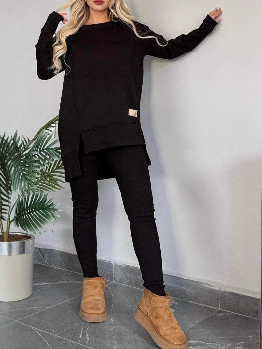 Cozy thick knit loungewear set for women Lune London