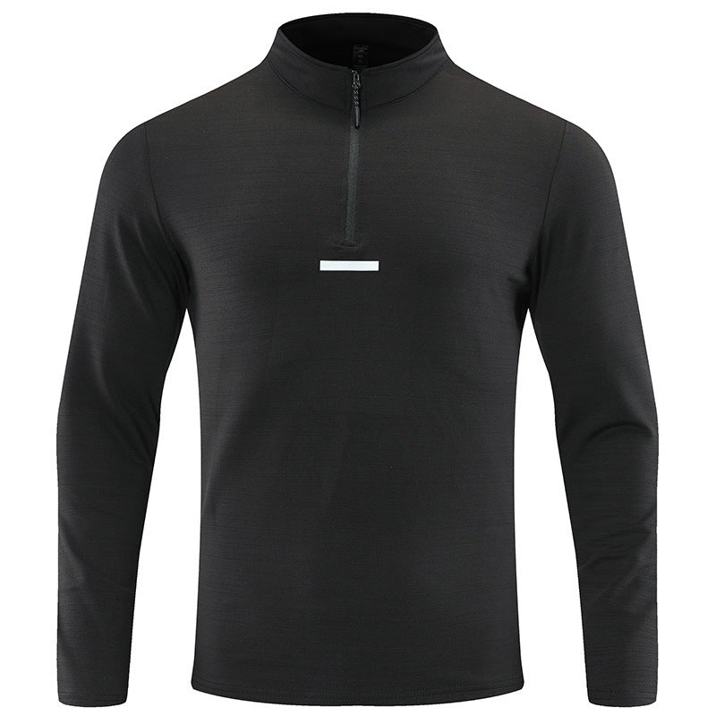 Functional pullover for women with high collar and half-zip Lune London