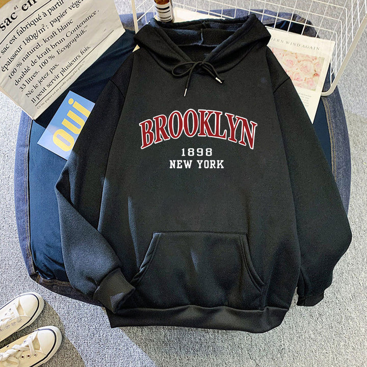 Women's hoodie with urban Brooklyn design Chic & Stil