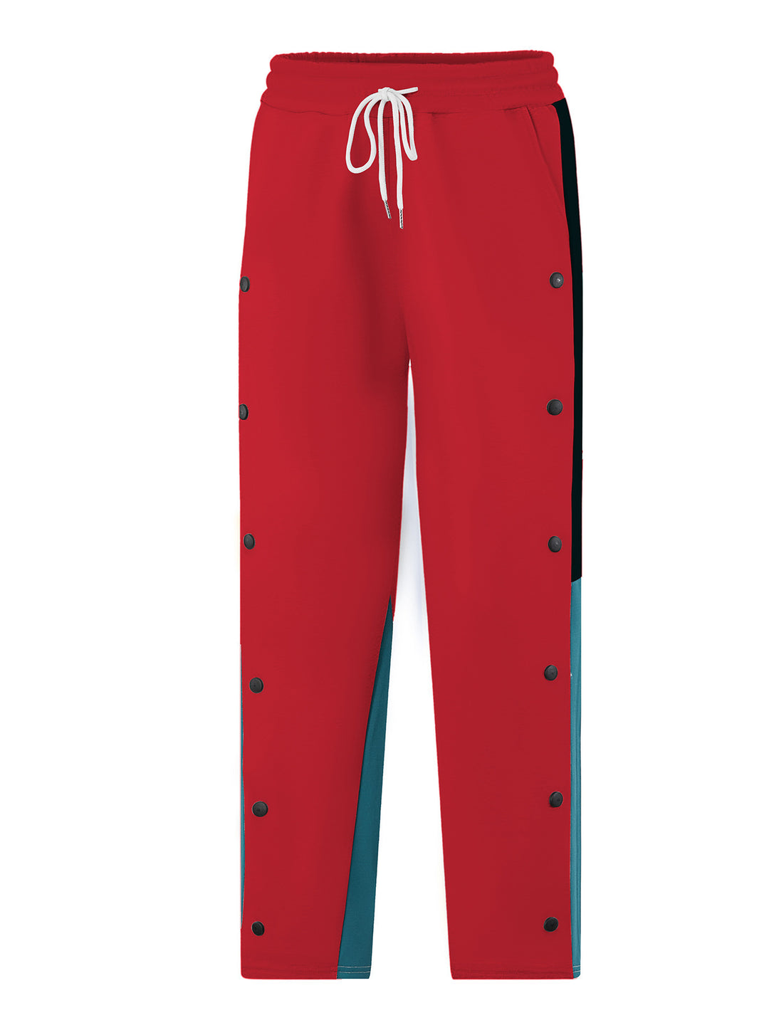 Men's sports pants in fabric with snap details and elastic waistband Lune London