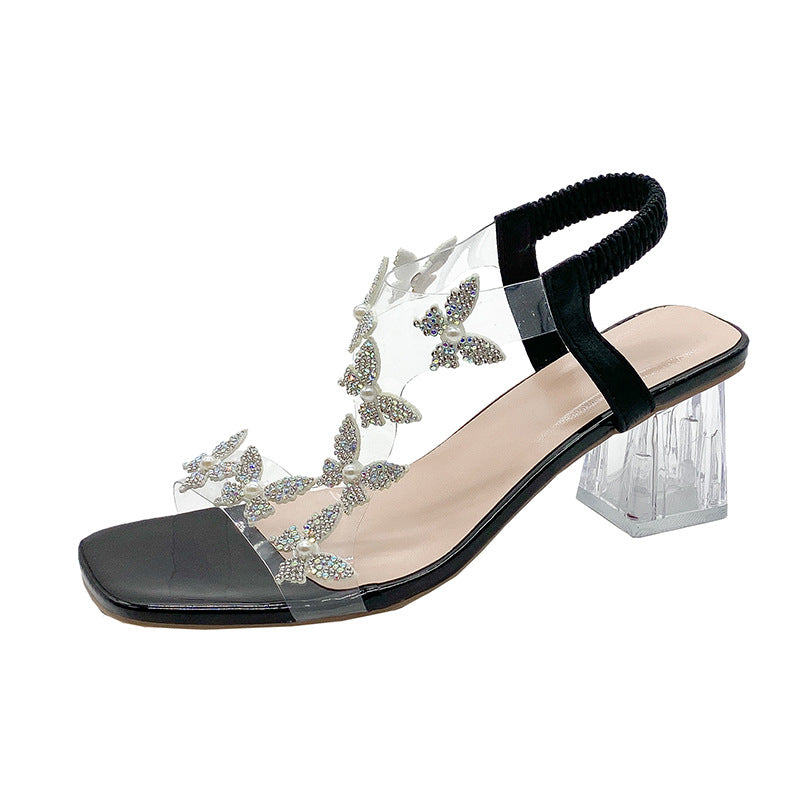 Lune London decorative heeled sandals for women