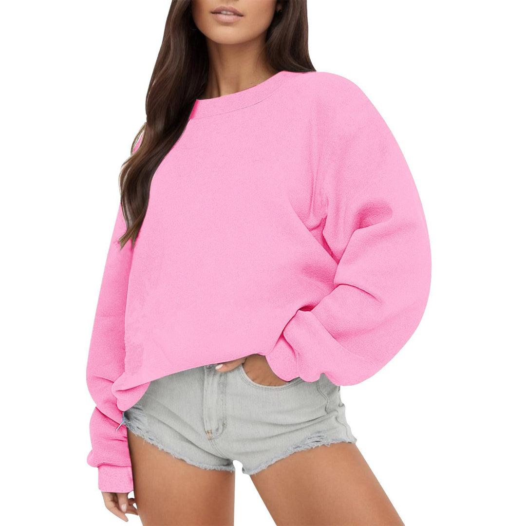 Ladies Oversized Sweatshirt with Wide Sleeves Lune London