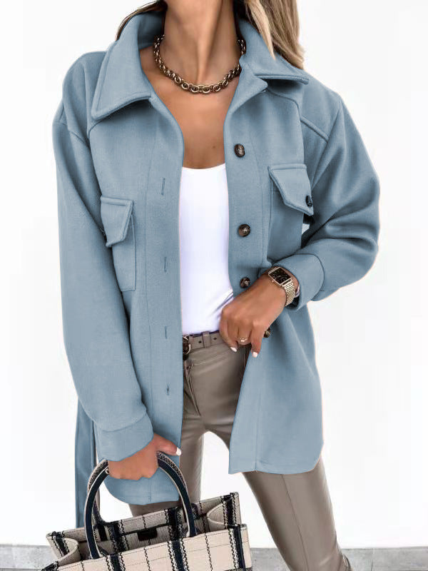 Chic and stylish women's utility jacket streetwear