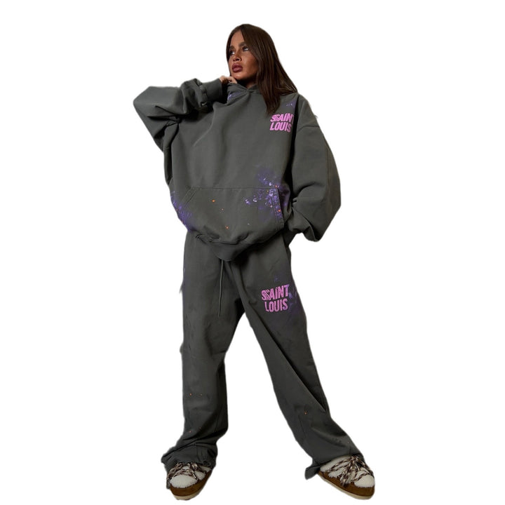 Casual set for women, oversized, with a loose hoodie and comfortable jogging pants Lune London