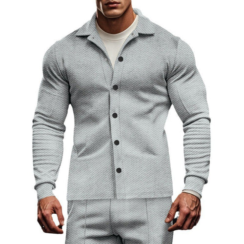 Structured long-sleeve shirt for men with practical chest pocket Lune London