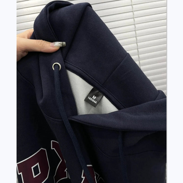 Sweat à capuche pour femme avec motif de slogan inspirant Chic & Stil