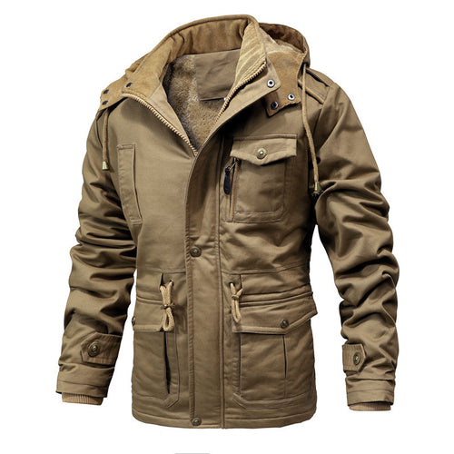 Veste d'hiver robuste pour hommes avec doublure en teddy chaude Lune London