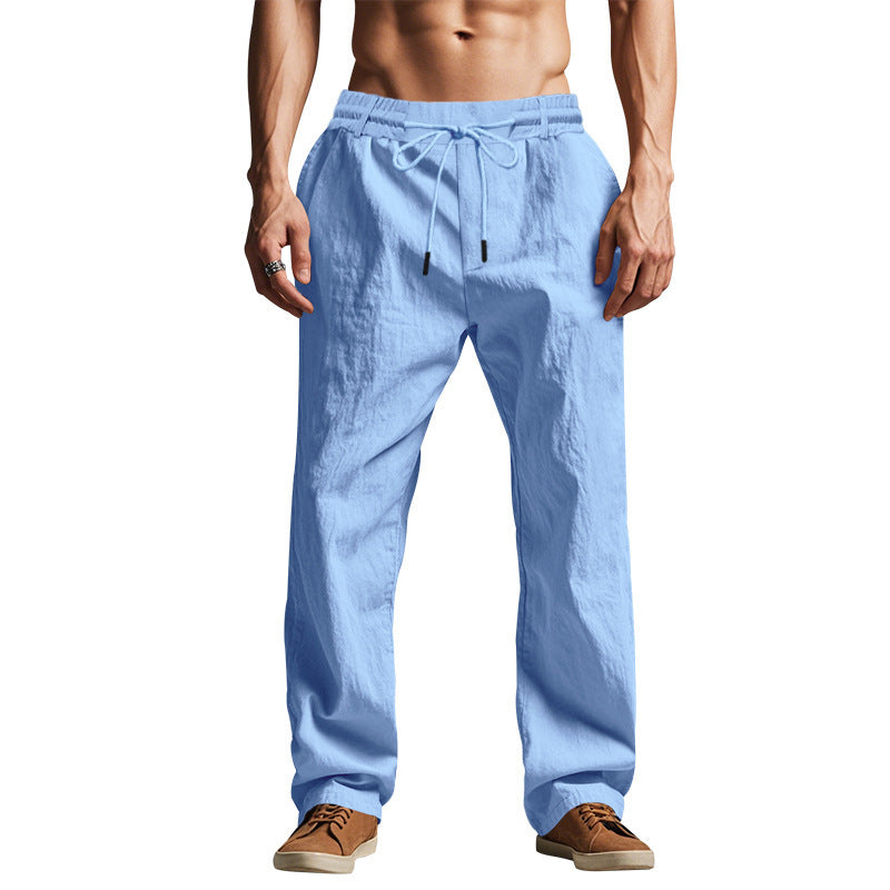 Men's casual pants with elastic waistband and side pockets Lune London