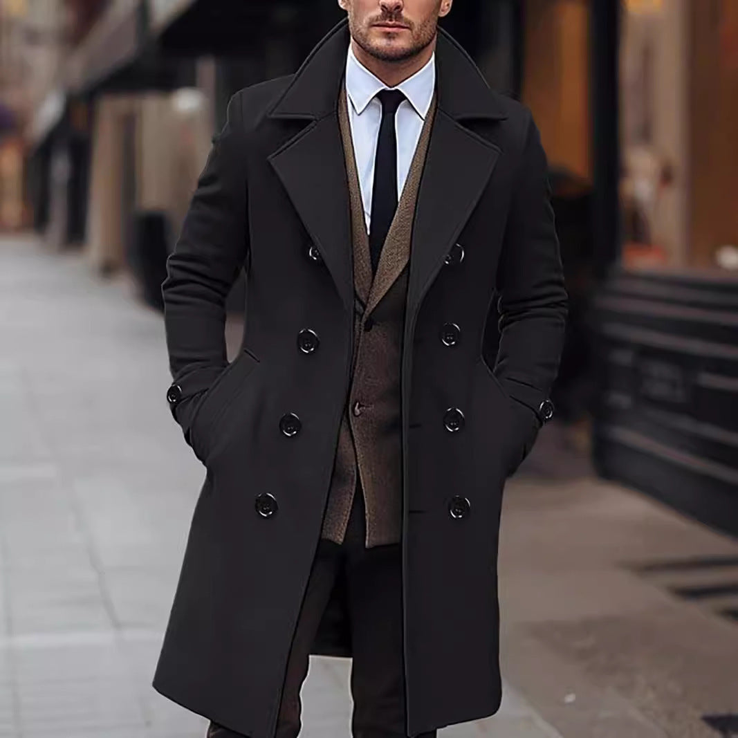 Double-breasted jacket for men in high-quality material Lune London