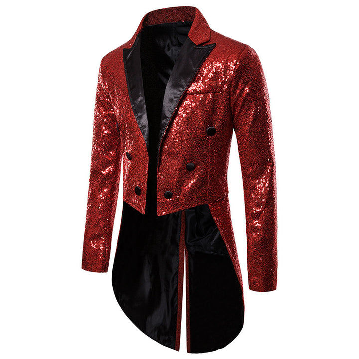 Glamorous sequin blazer for men with exclusive design Lune London