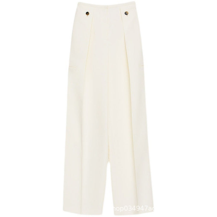 Pantalons larges en luxe pour femmes avec plis classiques Chic & Stil