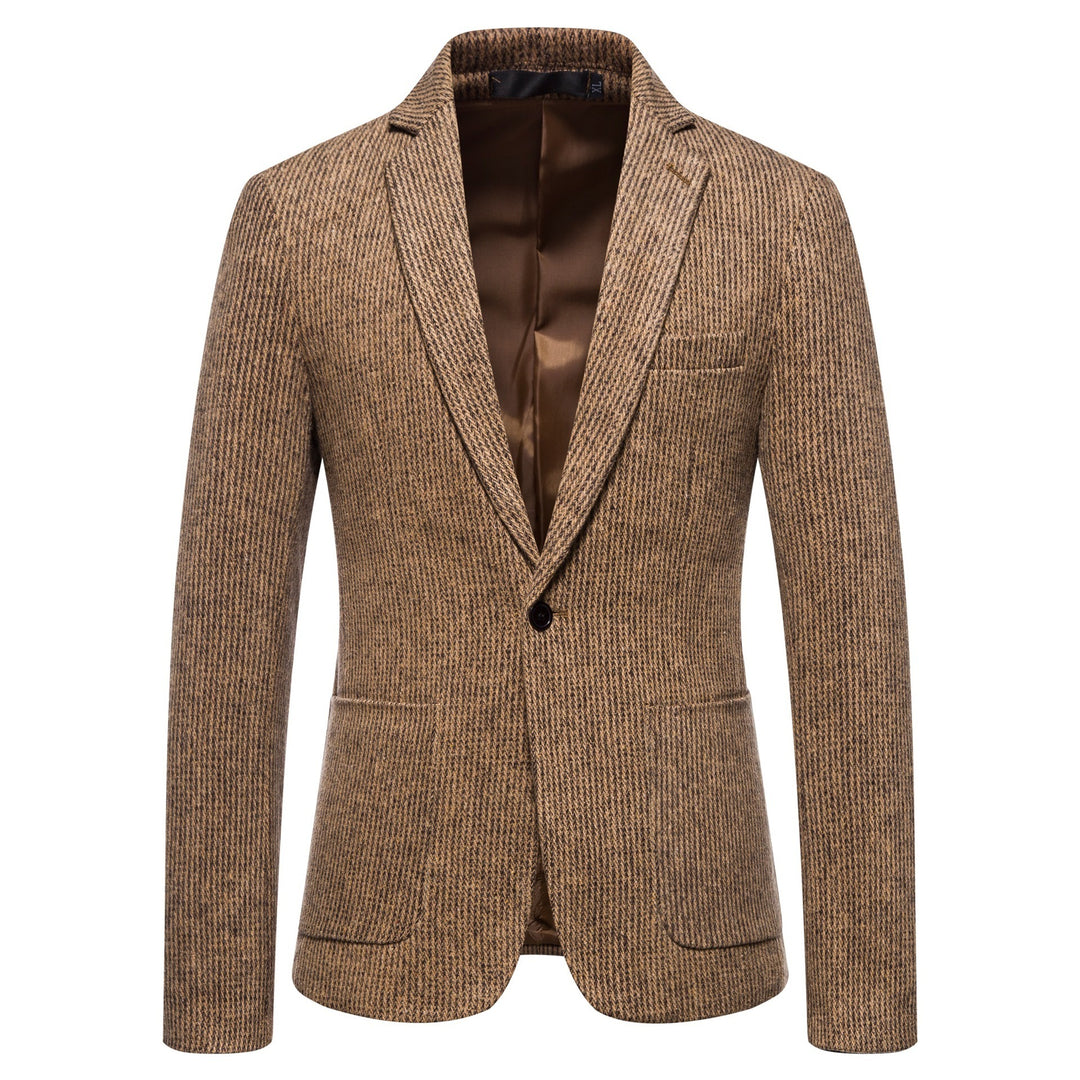 Elegant knitted blazer for men with structured design and slim fit Lune London