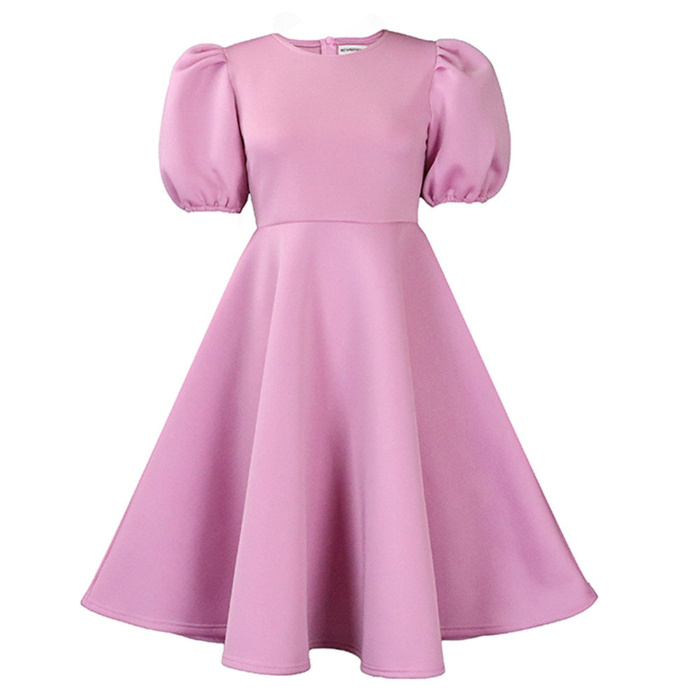 Skater dress for women with voluminous sleeves and a flared skirt Lune London