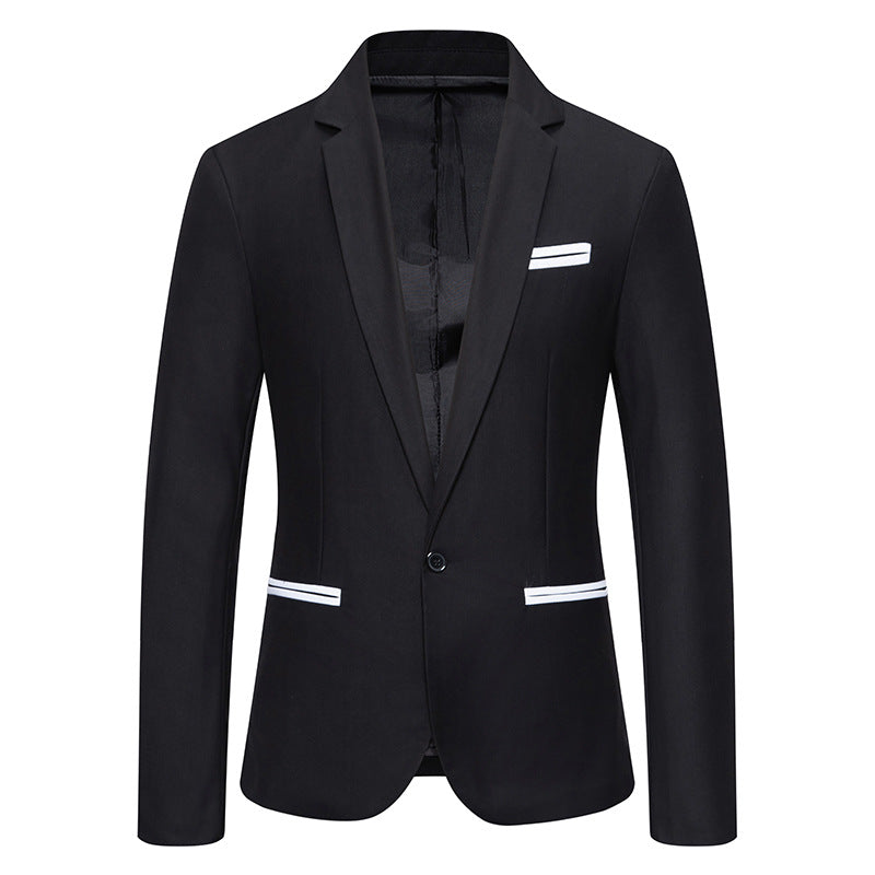Elegant men's jacket with a modern cut and delicate Lune London accents