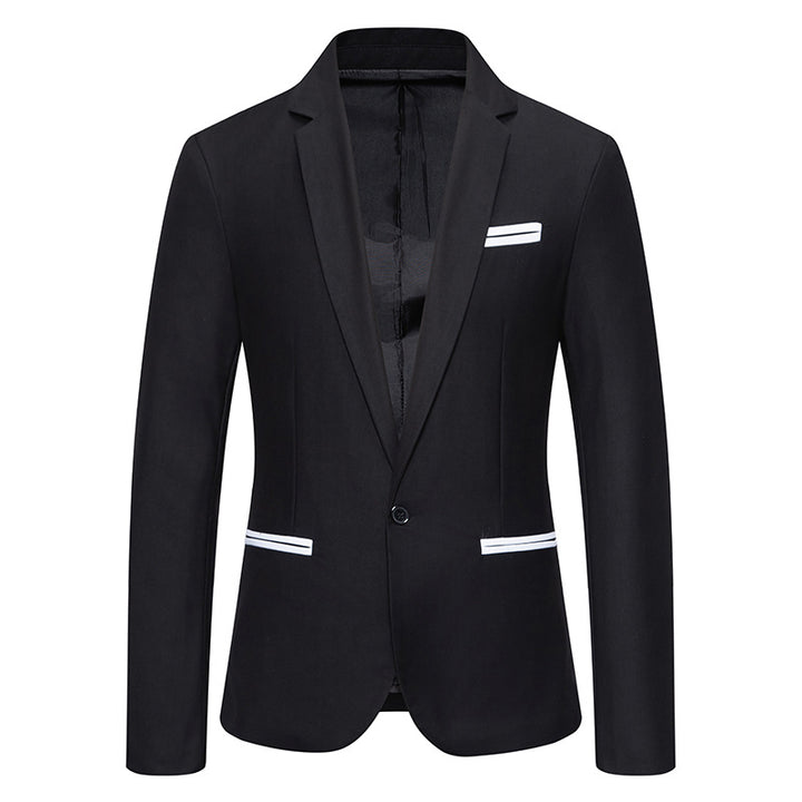 Elegant men's jacket with a modern cut and delicate Lune London accents