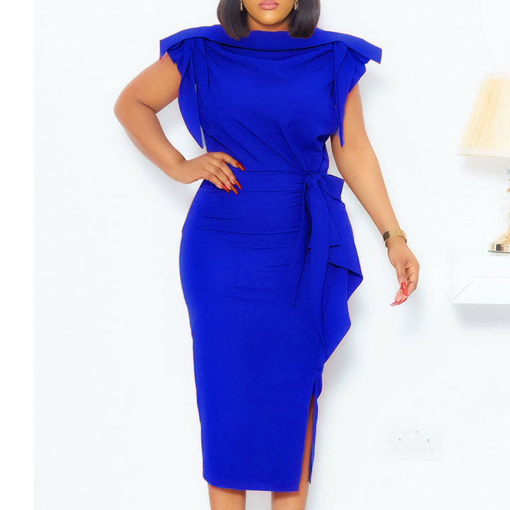 Sheath dress for women with elegant shoulders Lune London