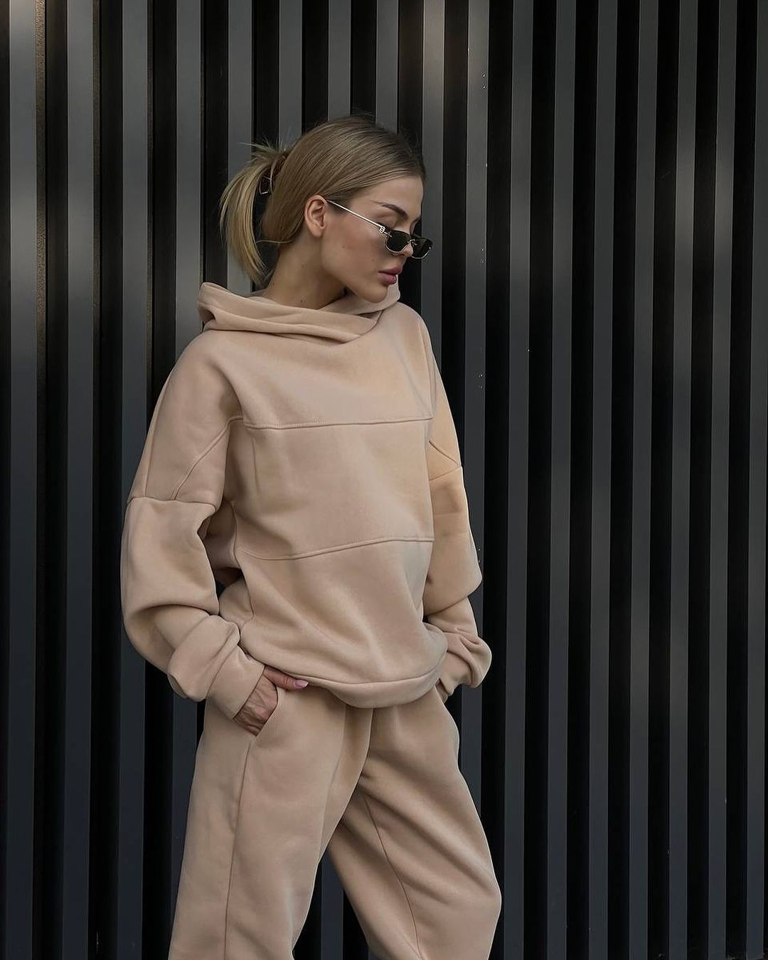 Ladies Oversized Hoodie Lune London