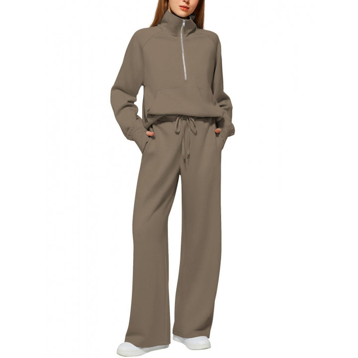 Ladies zip hoodie comfortable and wide pants Lune London