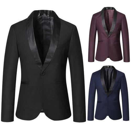 Lune London | Men's elegant tuxedo blazer with satin lapel trim