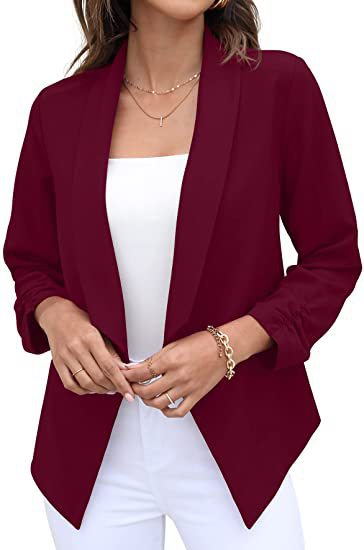 Lune London Casual Open Blazer for Women